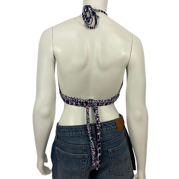 Sundazed Womens Simone Bra-Sized Bikini Halter Top Padded Push-Up Underwire 32DD - Picture 2 of 6